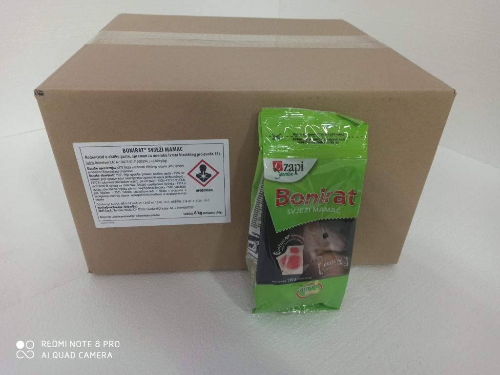 AMATERSKA UPORABA-BONIRAT SVJEŽI  
MAMAC 150gr